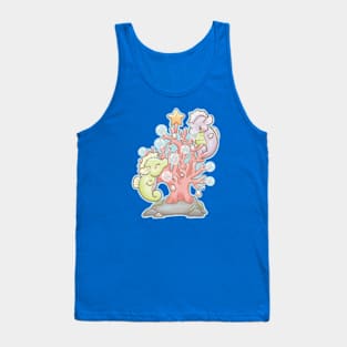 Seahorse Holiday Coral Tank Top